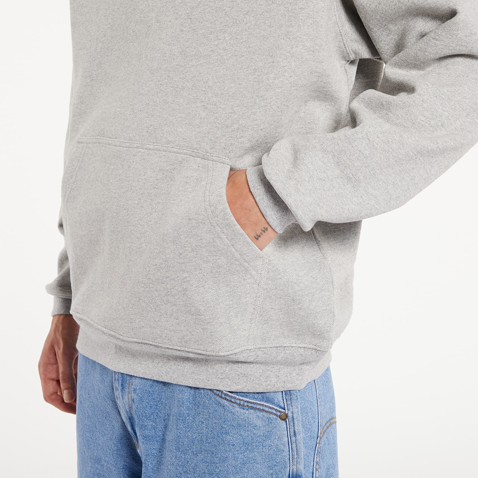Hoodies and sweatshirts  Dime Classic Small Logo Hoodie UNISEX Heather Gray