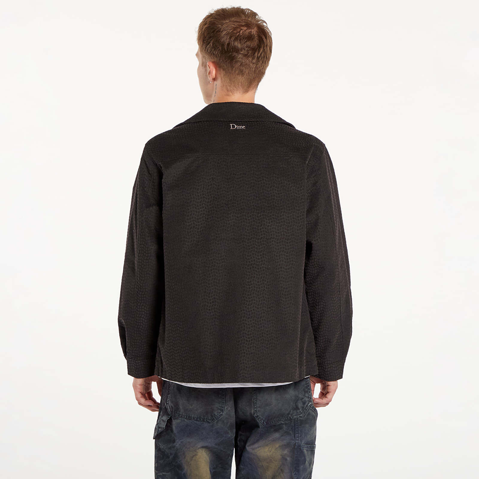 Kabátok Dime Printed Cord Jacket UNISEX Black
