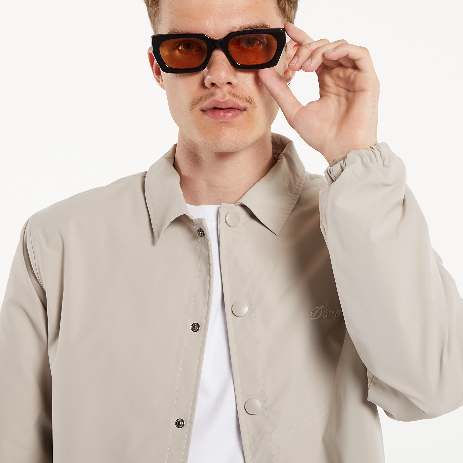 Jakker Dime Cursive Coach Jacket UNISEX Light Grey