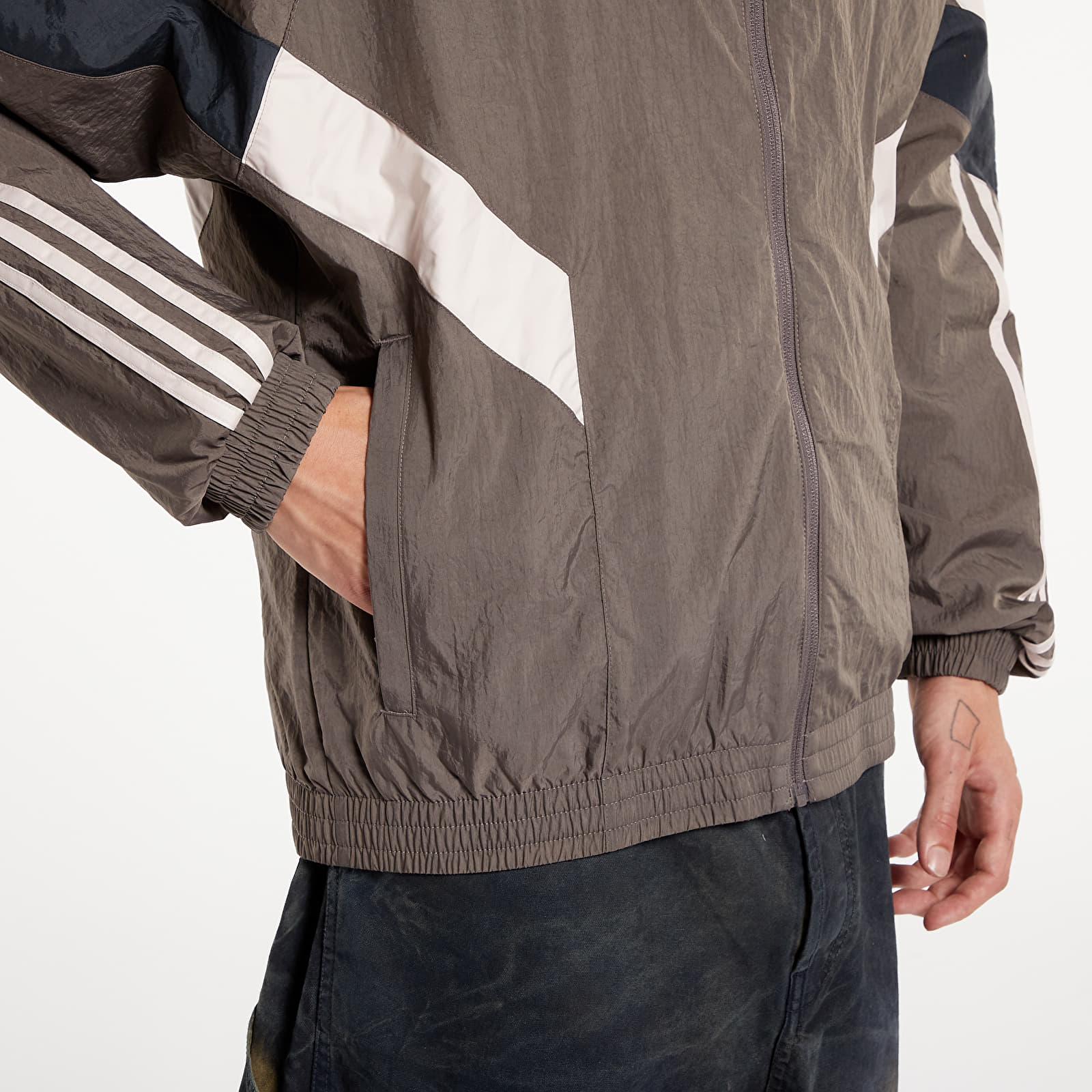 Coach Jackets adidas Real Madrid Originals Track Top Charcoal Dark Grey Footshop