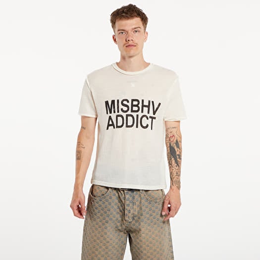 Tričko MISBHV Misbhv Addict T-Shirt UNISEX Off White