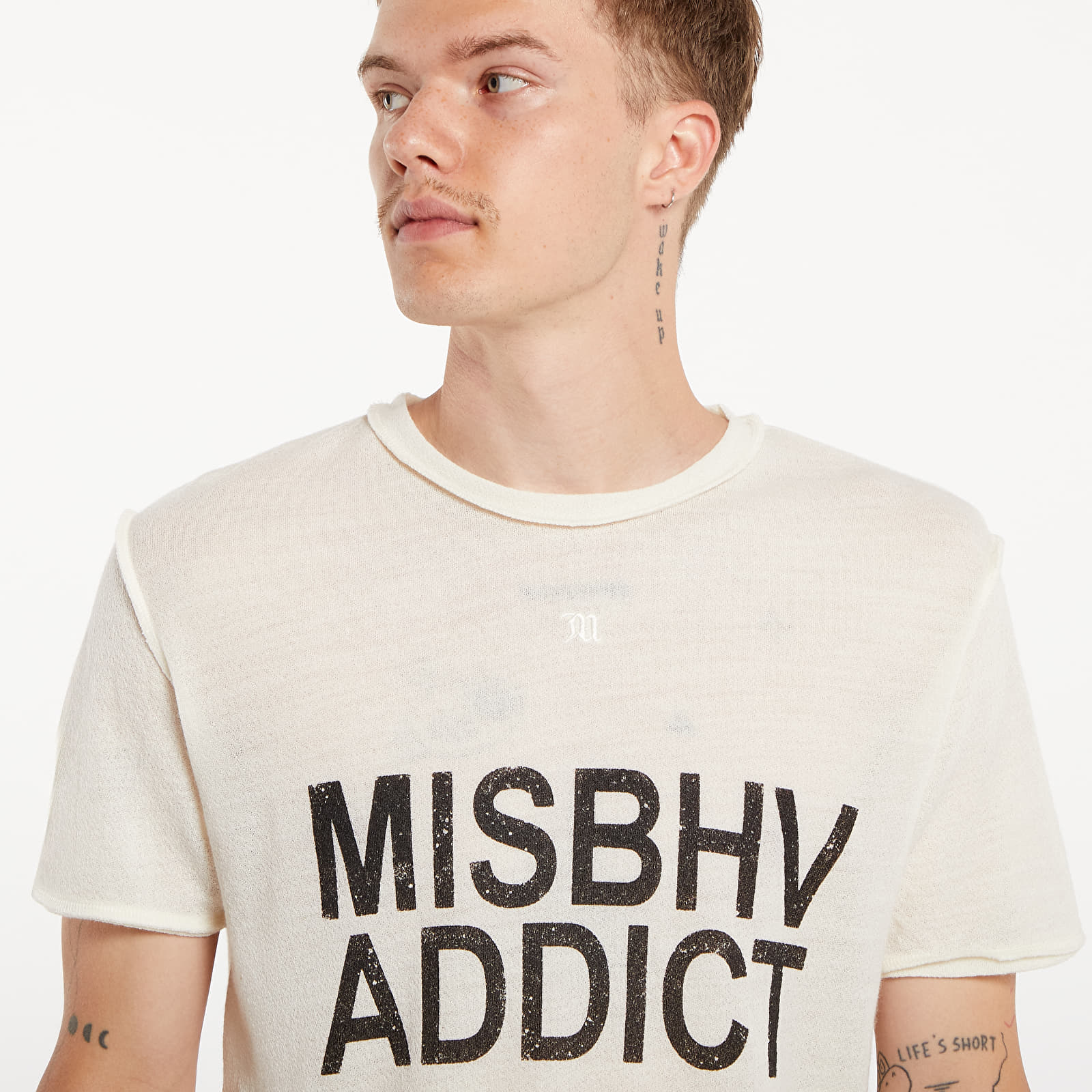 T-paidat MISBHV Misbhv Addict T-Shirt UNISEX Off White