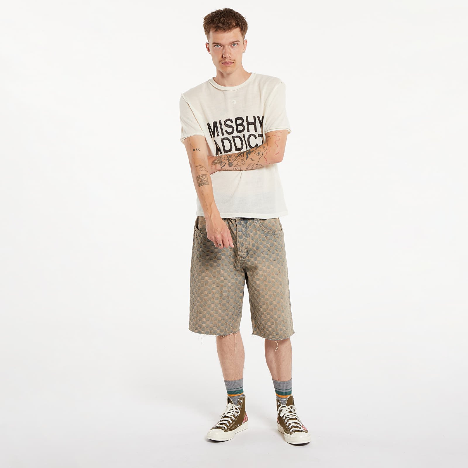 T-paidat MISBHV Misbhv Addict T-Shirt UNISEX Off White