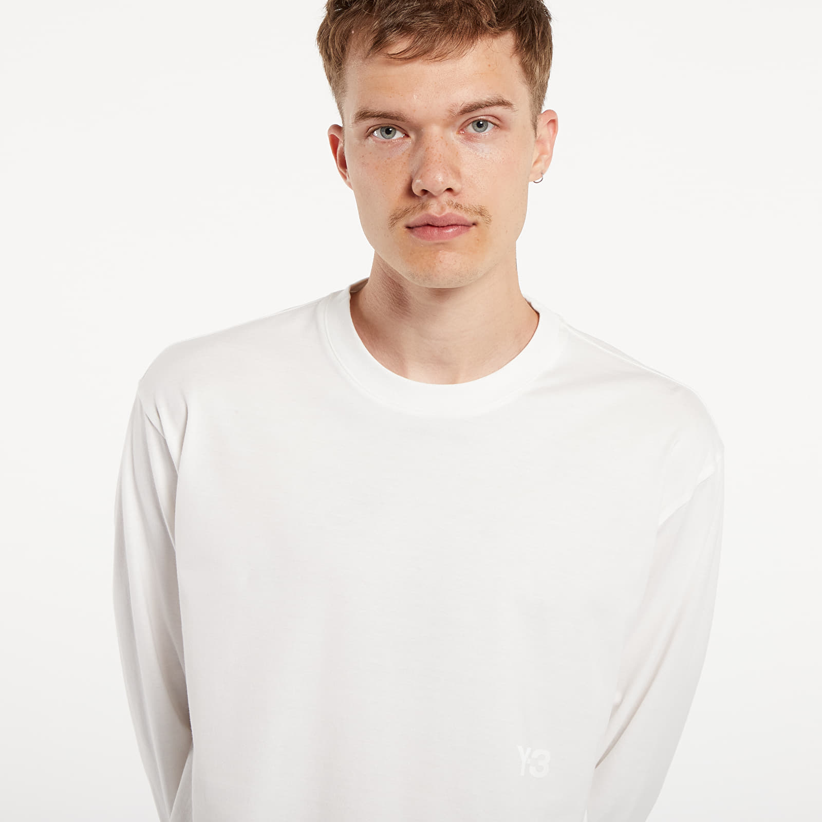 Koszulki Y-3 Relaxed Long Sleeve Tee UNISEX Core White
