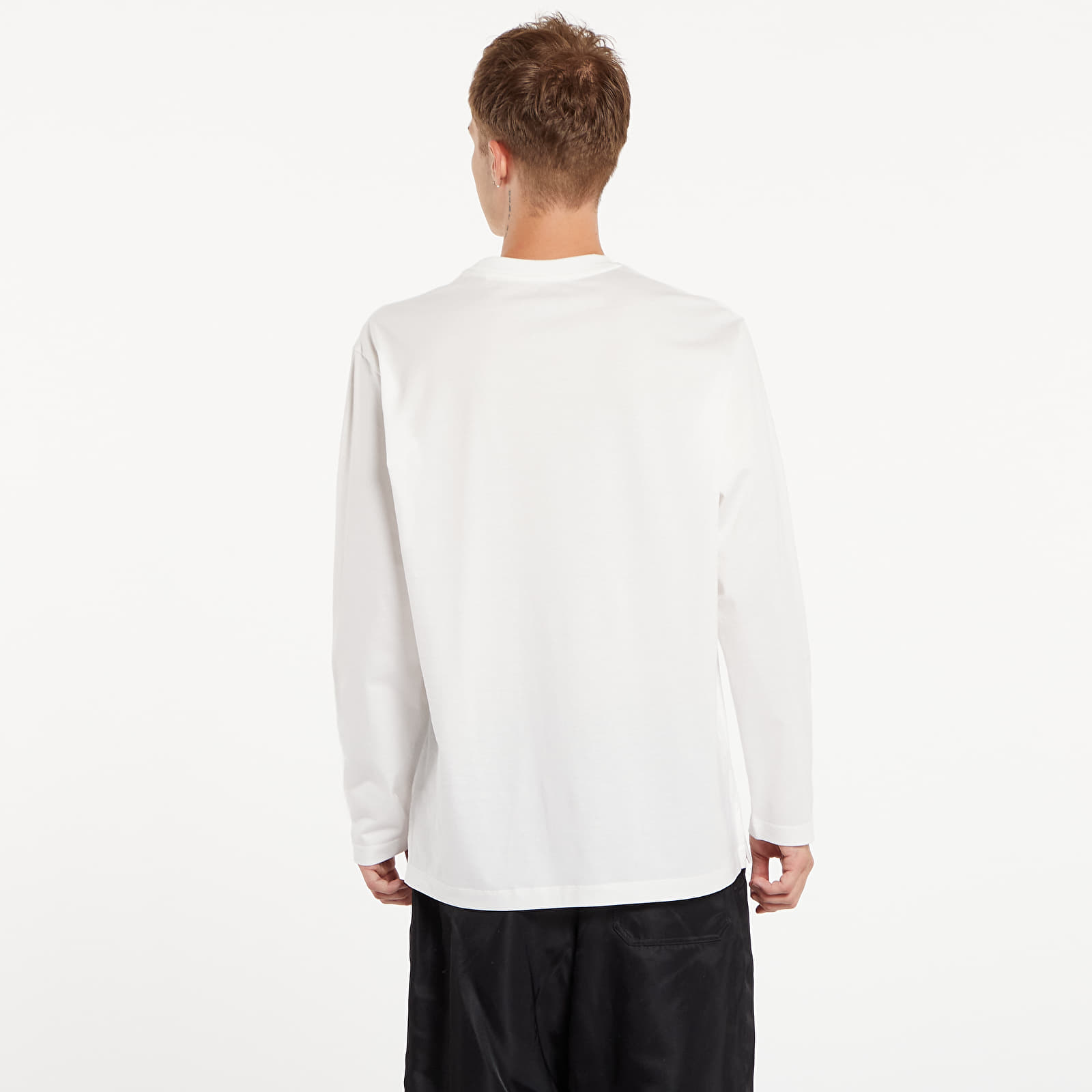 Koszulki Y-3 Relaxed Long Sleeve Tee UNISEX Core White