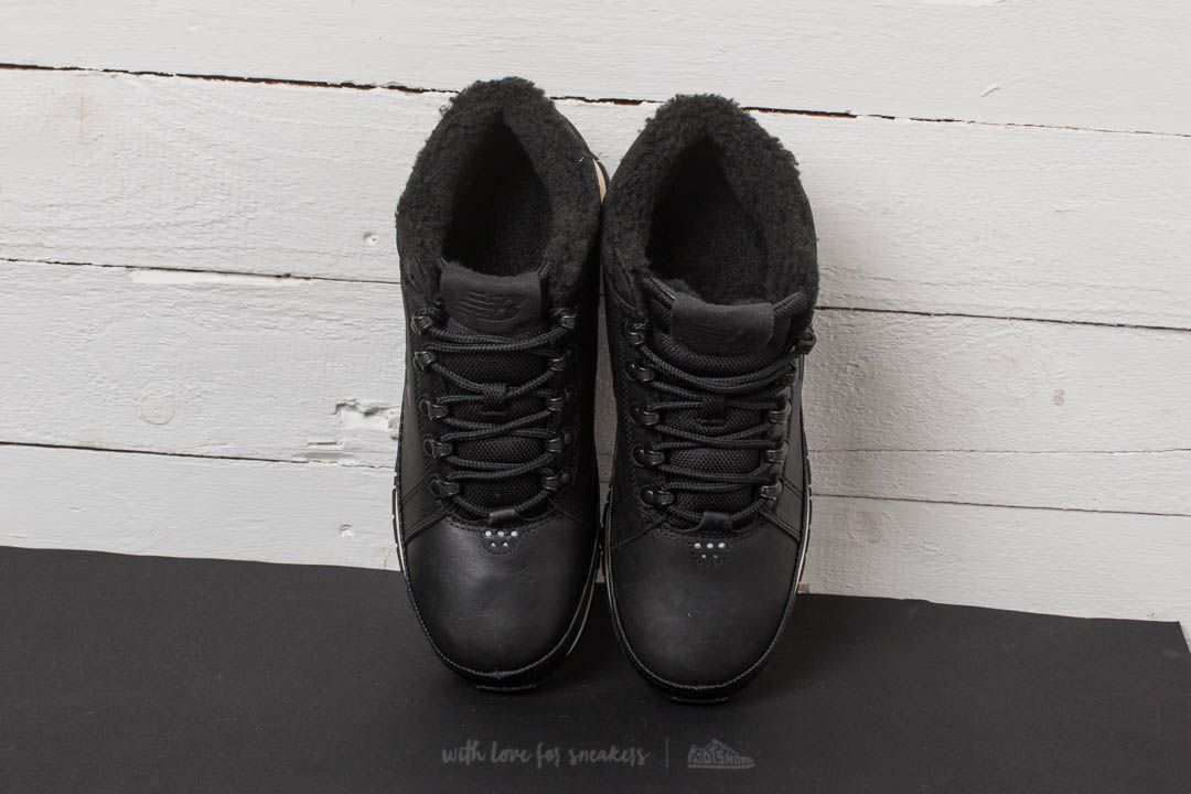 New balance-hl754bn - black suede fur top