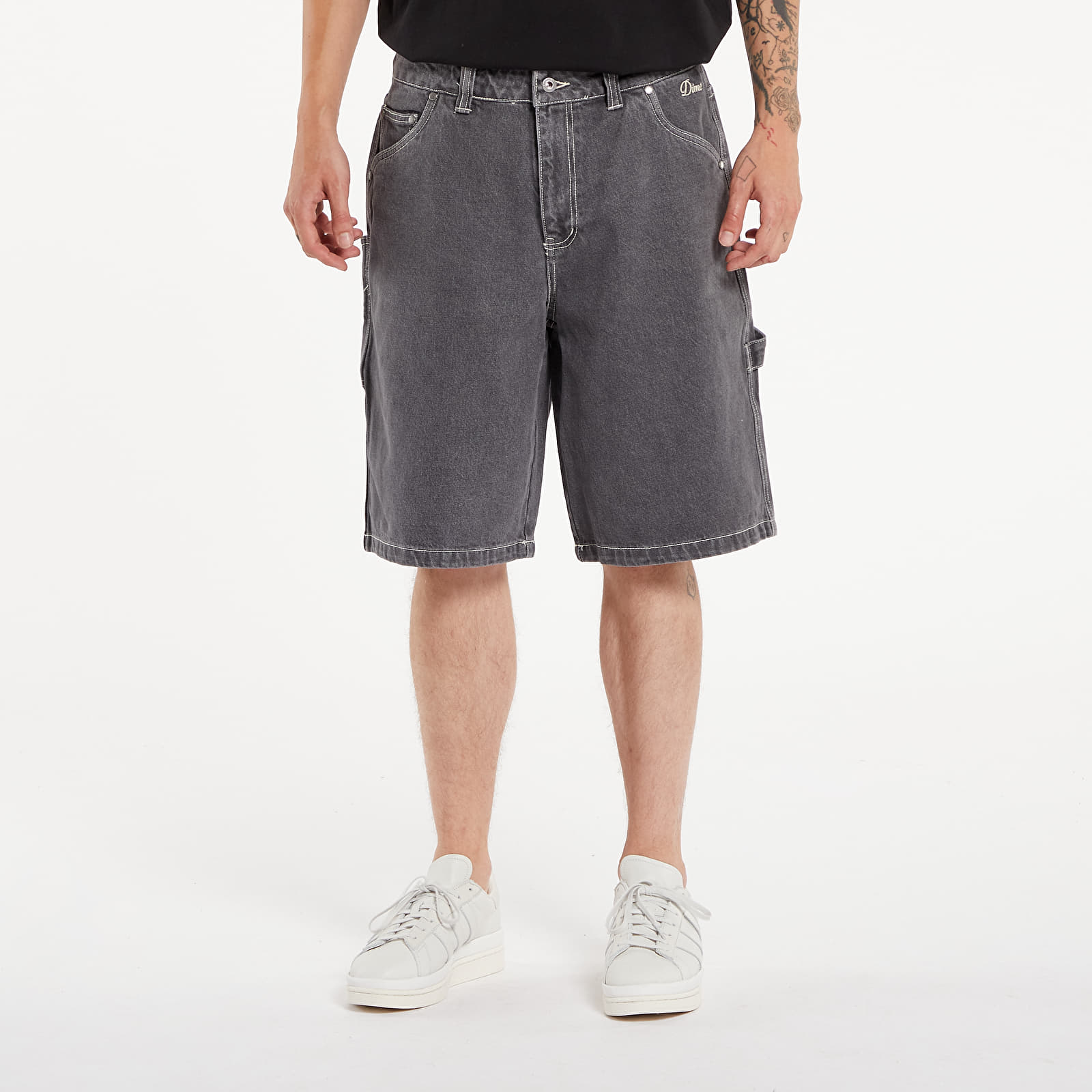 Šortky Dime Classic Denim Shorts Faded Black