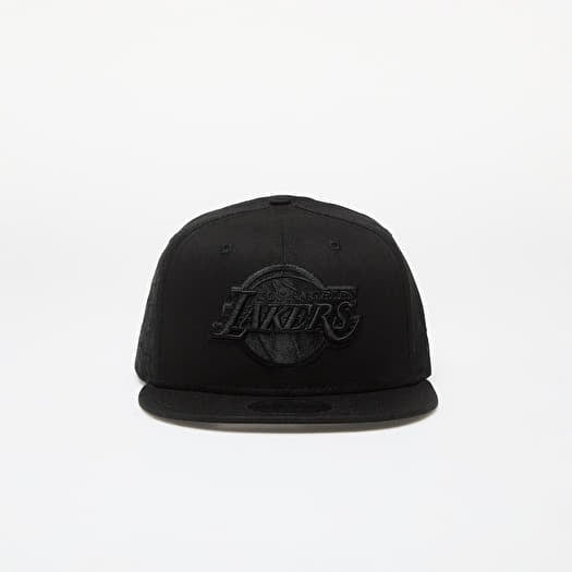 Kšiltovka New Era NBA Los Angeles Lakers Monochrome Black 9FIFTY Snapback Cap Black