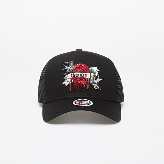 Mütze New Era Womens 9FORTY E-Frame Adjustable Trucker Cap Black