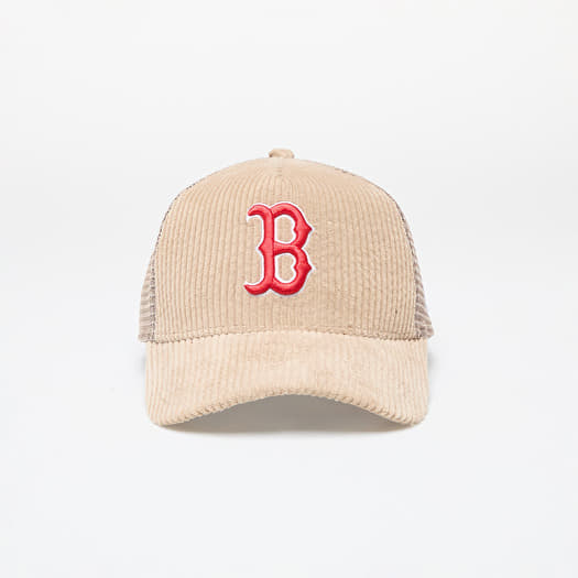 Mütze New Era MLB Boston Red SoxCord 9FORTY E-Frame Adjustable Trucker Cap Beige
