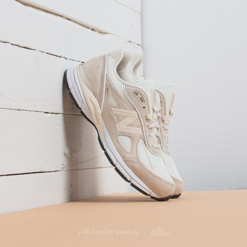 New Balance x Stussy 990 Cream White | Footshop