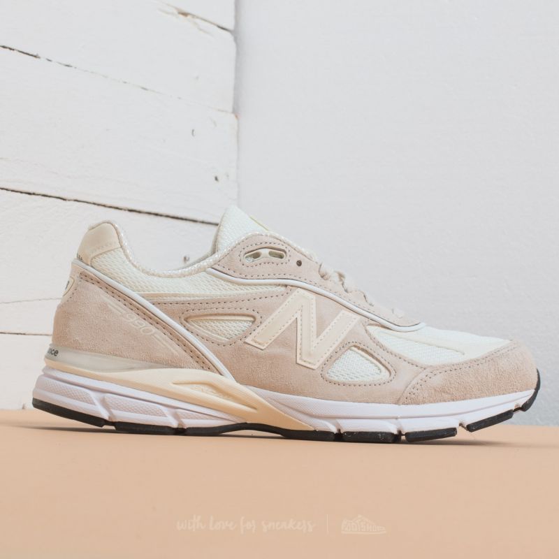 New Balance x Stussy 990 Cream White | Footshop