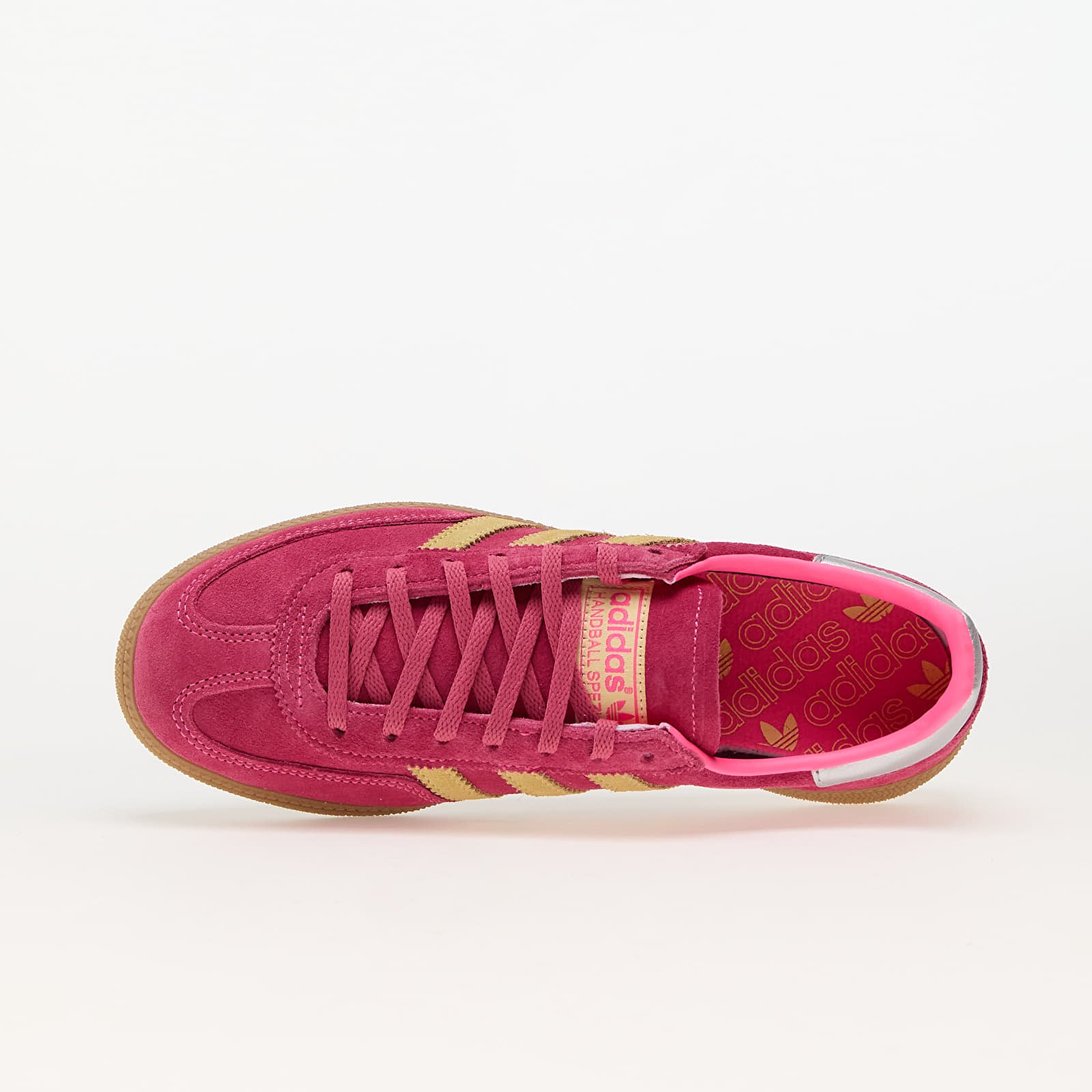 Damen Sneaker und Schuhe adidas Handball Spezial W Lucid Pink/ Almost Yellow/ Silver Metallic