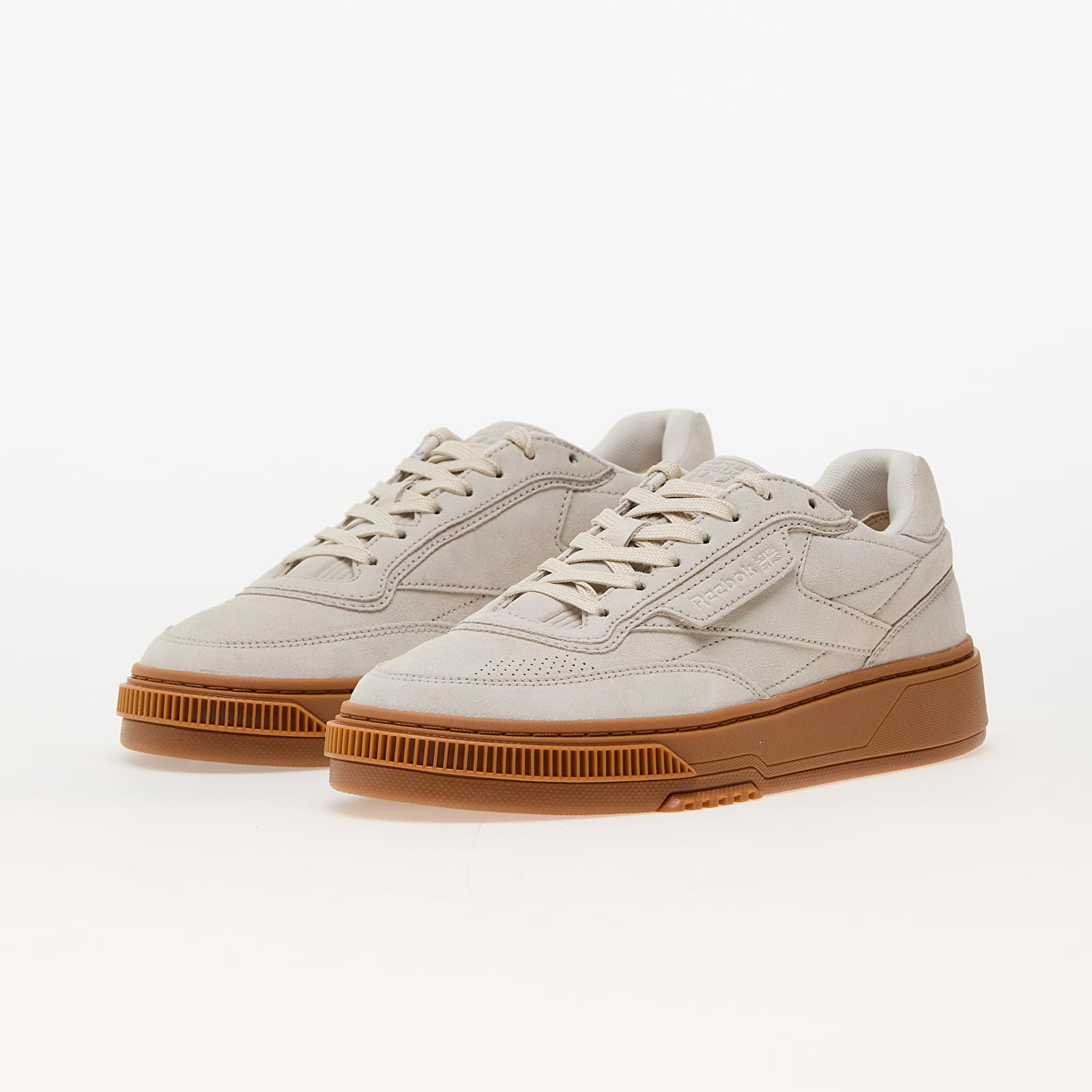 Herren Sneaker und Schuhe Reebok Club C LTD Kakhi Suede