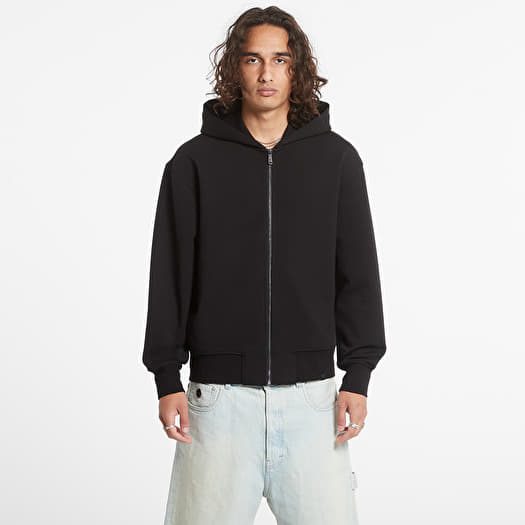 Calvin Klein Jeans Interlock Zip Through Black