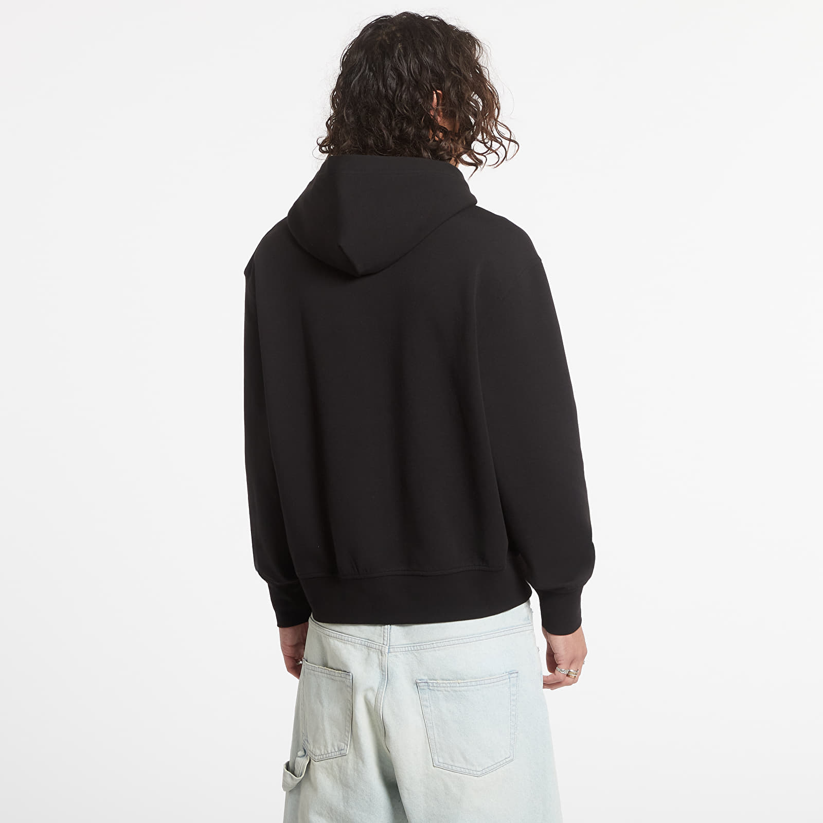 Felpe Calvin Klein Jeans Interlock Zip Through Black