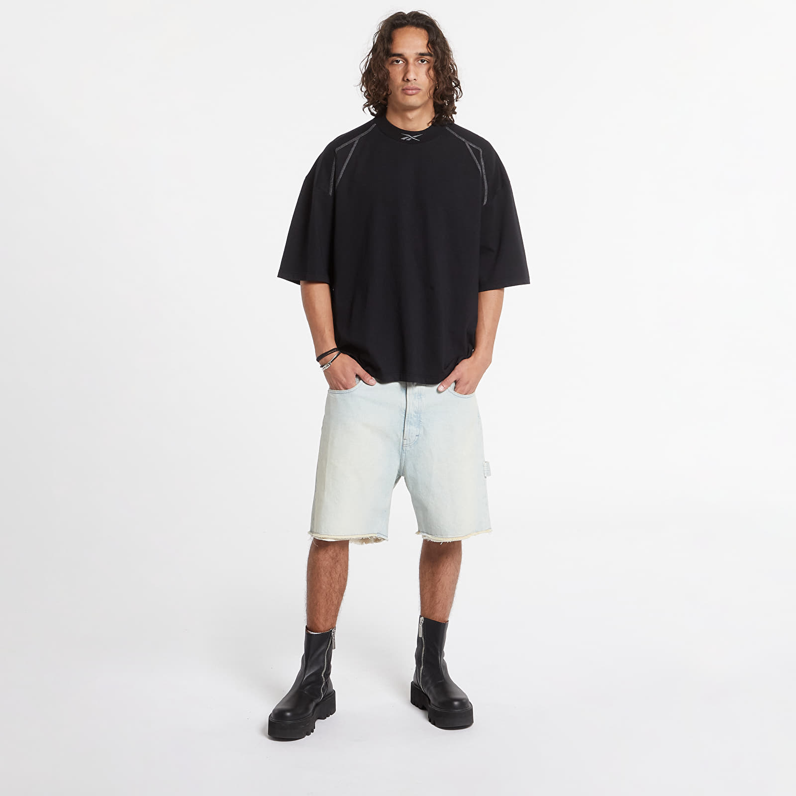 Men's T-shirts Reebok Unisex Uniform Tee Ss Black Shadow