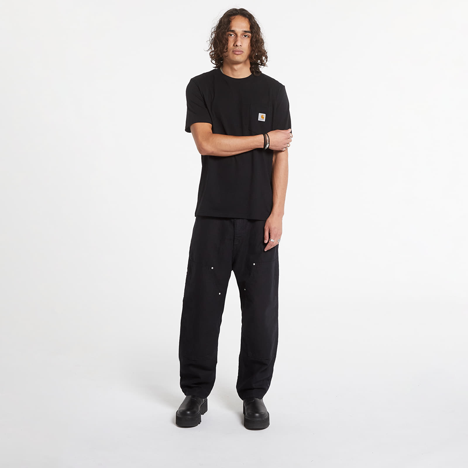 Tričká Carhartt WIP Pocket Short Sleeve T-Shirt UNISEX Black