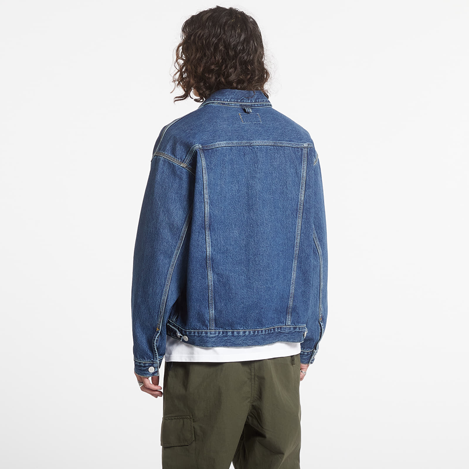 Jachete pentru bărbați Carhartt WIP Helston Jacket UNISEX Blue Cloud Stone