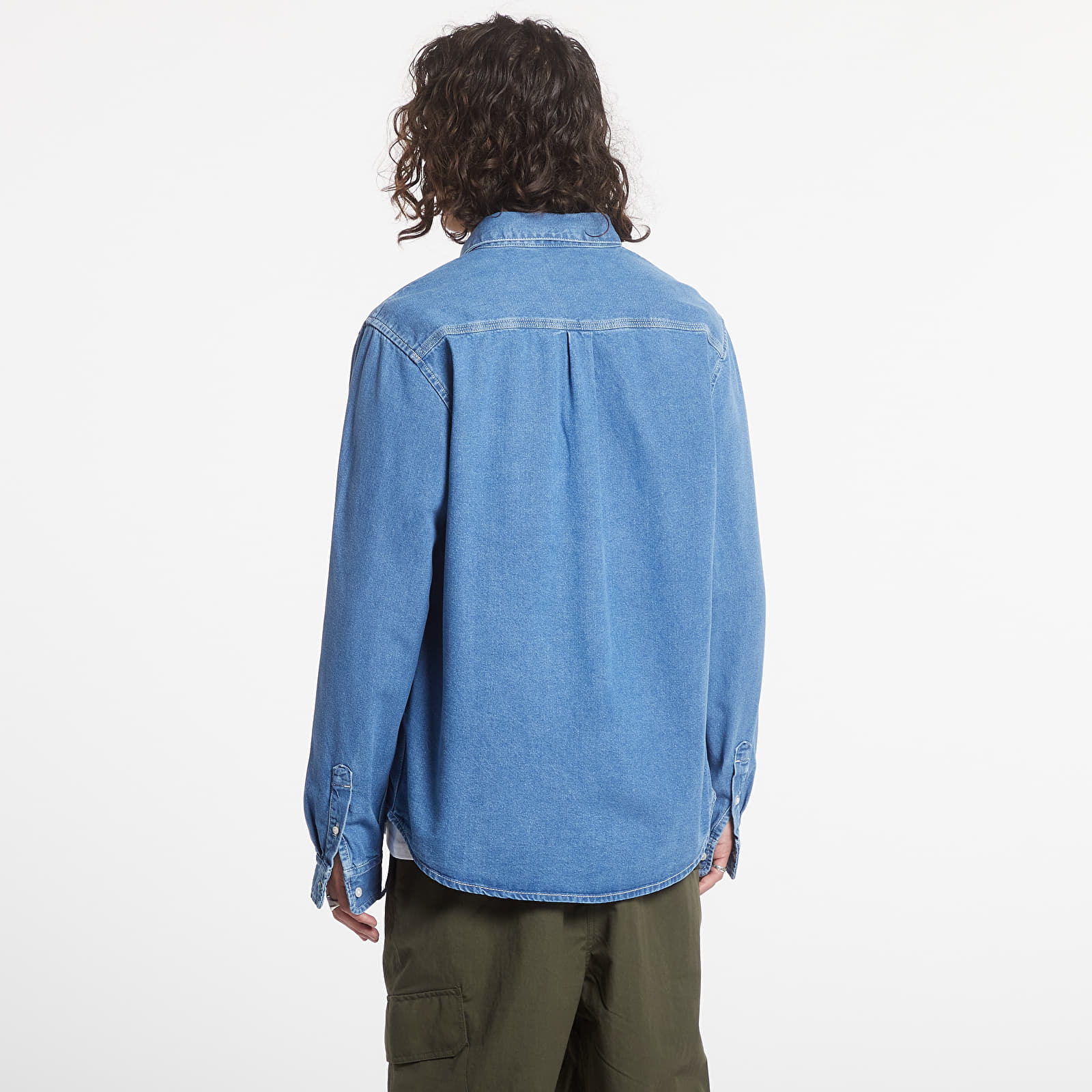 Πουκάμισα Carhartt WIP L/S Weldon Shirt Blue