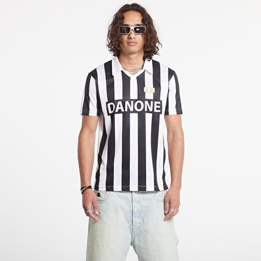 Dres COPA Juventus FC 1992 - 93 Coppa UEFA Retro Football Shirt UNISEX Black/ White