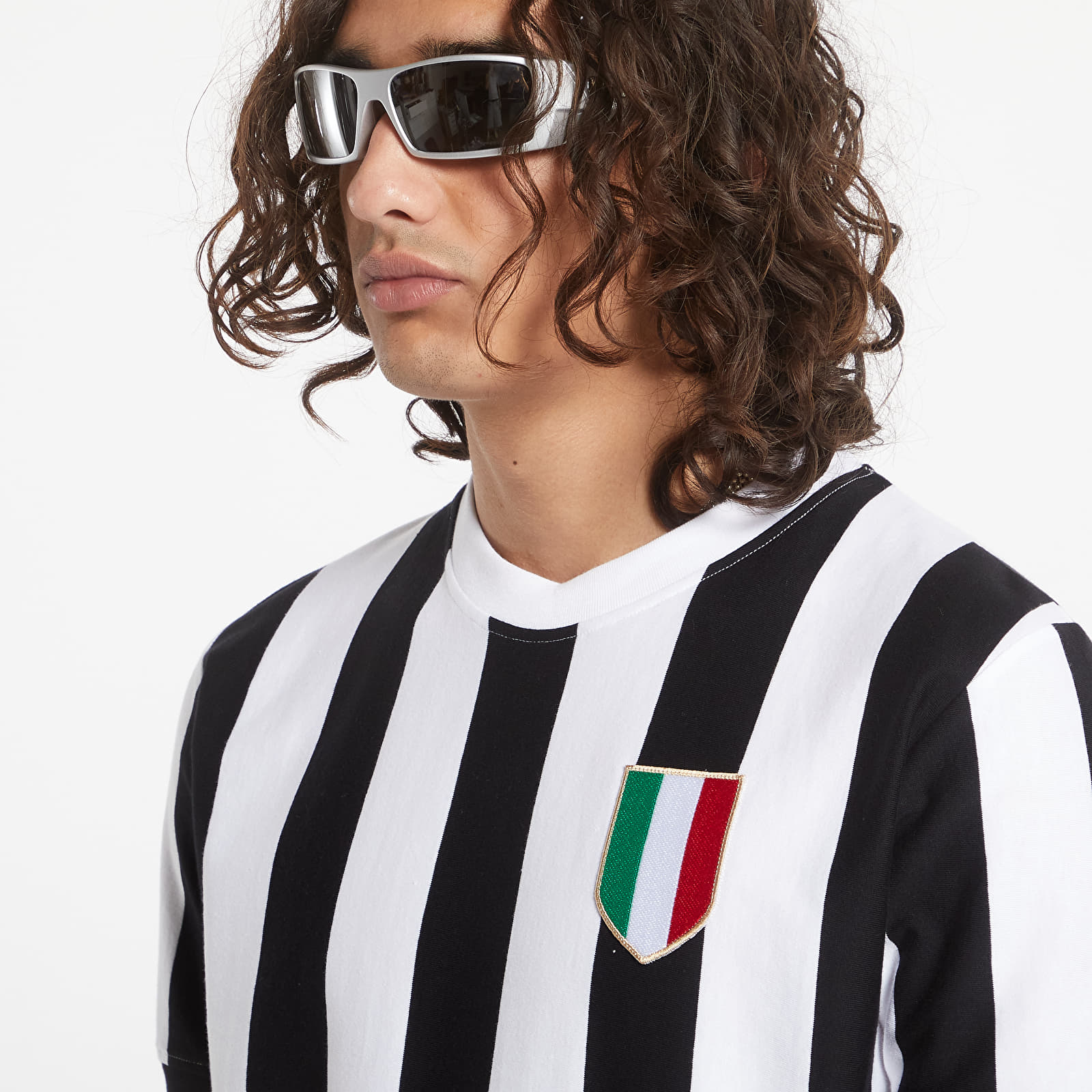 Dresy COPA Juventus 1952 - 53 Retro Football Shirt UNISEX Black/ White