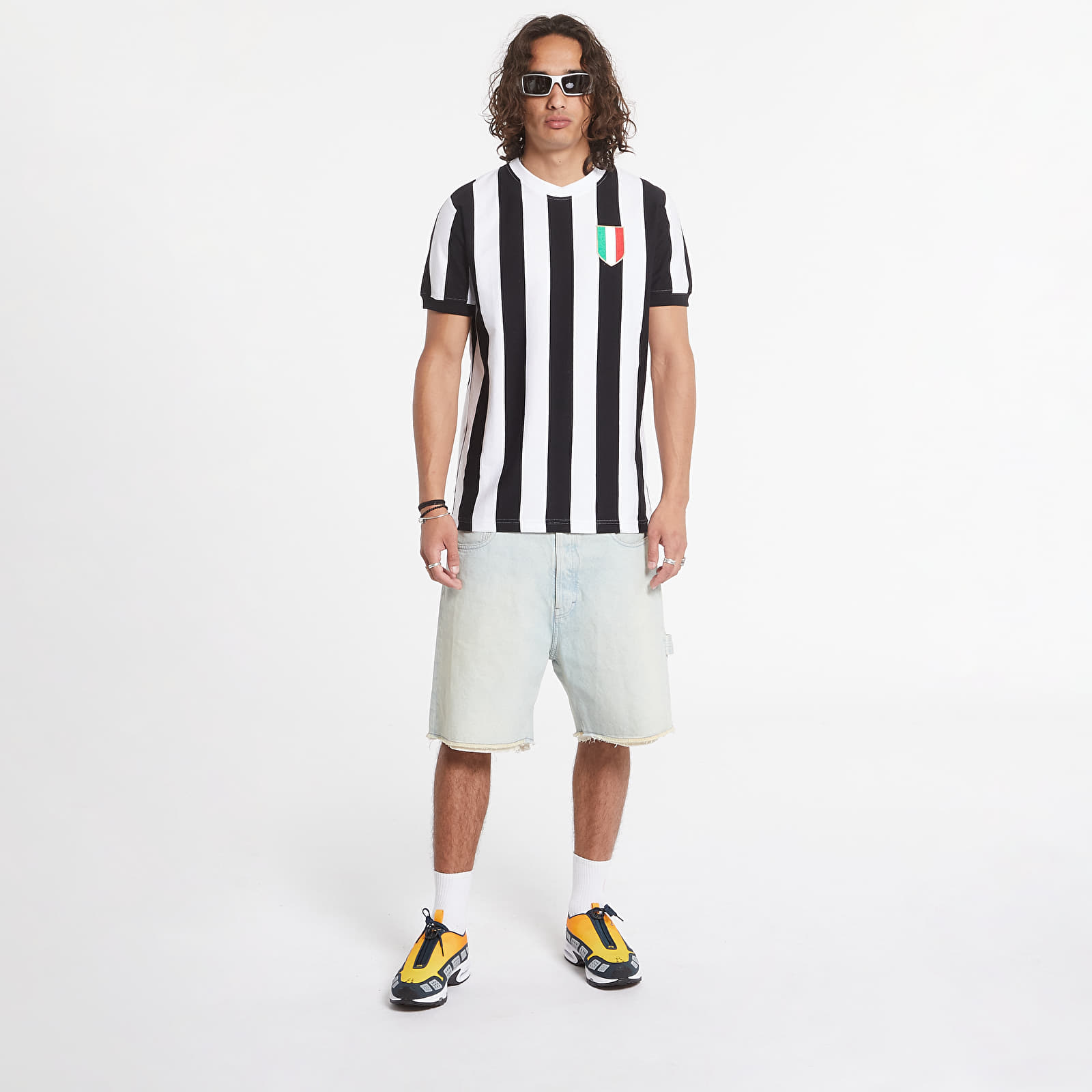 Dresy COPA Juventus 1952 - 53 Retro Football Shirt UNISEX Black/ White