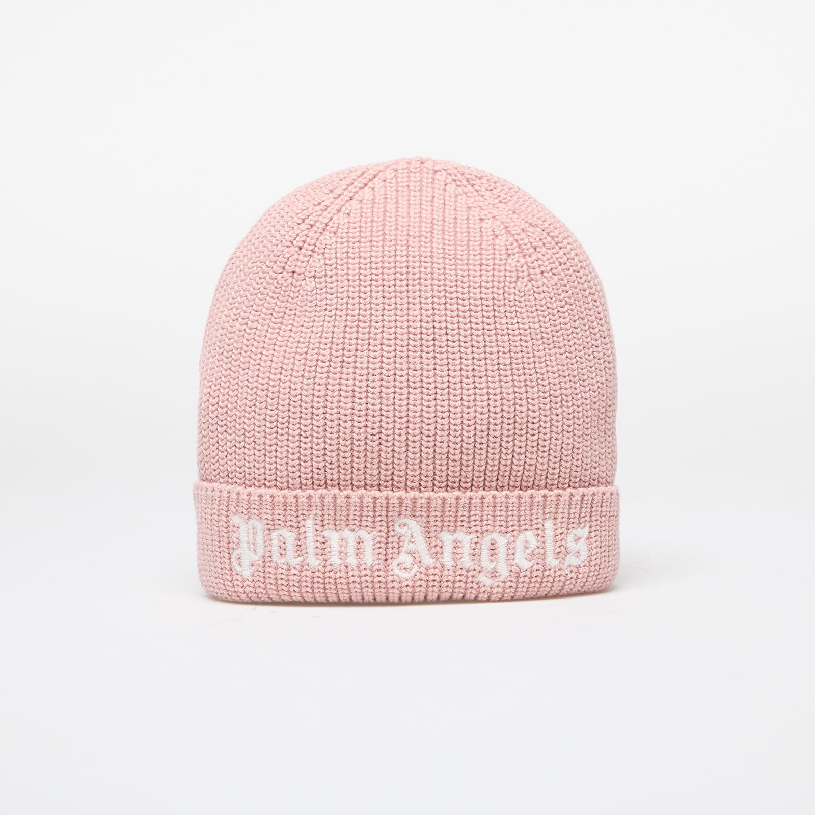 Hüte und Caps für Kinder Palm Angels Kids Logo Knit Beanie Pink/ White