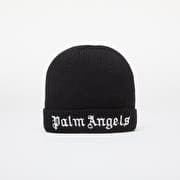 Palm Angels Kids Logo Knit Beanie Black/ White