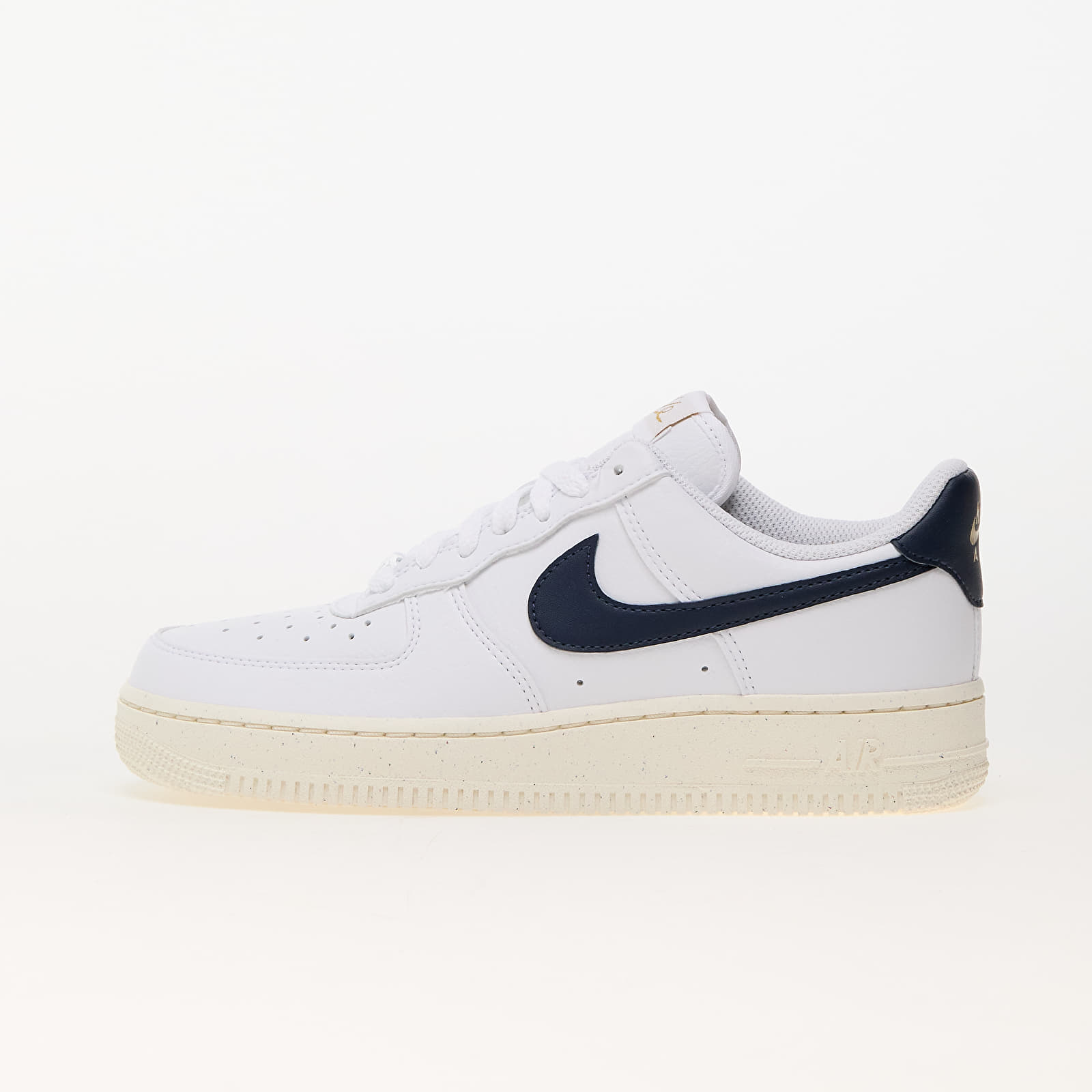 Women's shoes Nike W Air Force 1 '07 Nn White/ Obsidian-Pale Ivory-Metallic Gold