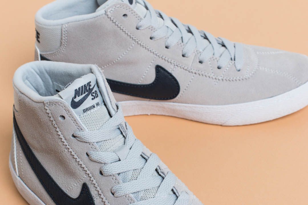 Kingad Nike Wmns SB Bruin HI Pure Platinum/ Obsidian-White