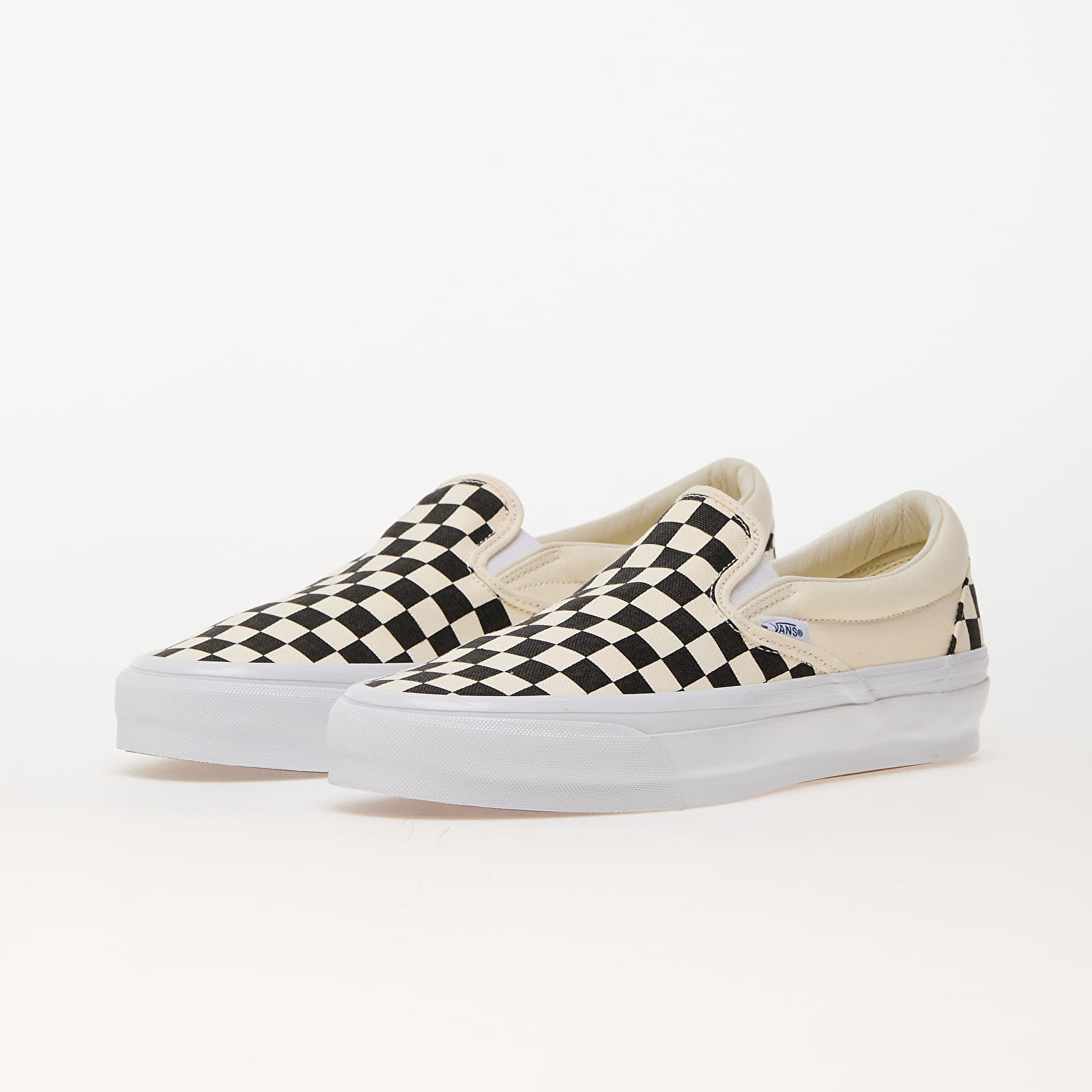 Herren Sneaker und Schuhe Vans Slip-On Reissue 98 LX Checkerboard Black/ Off White