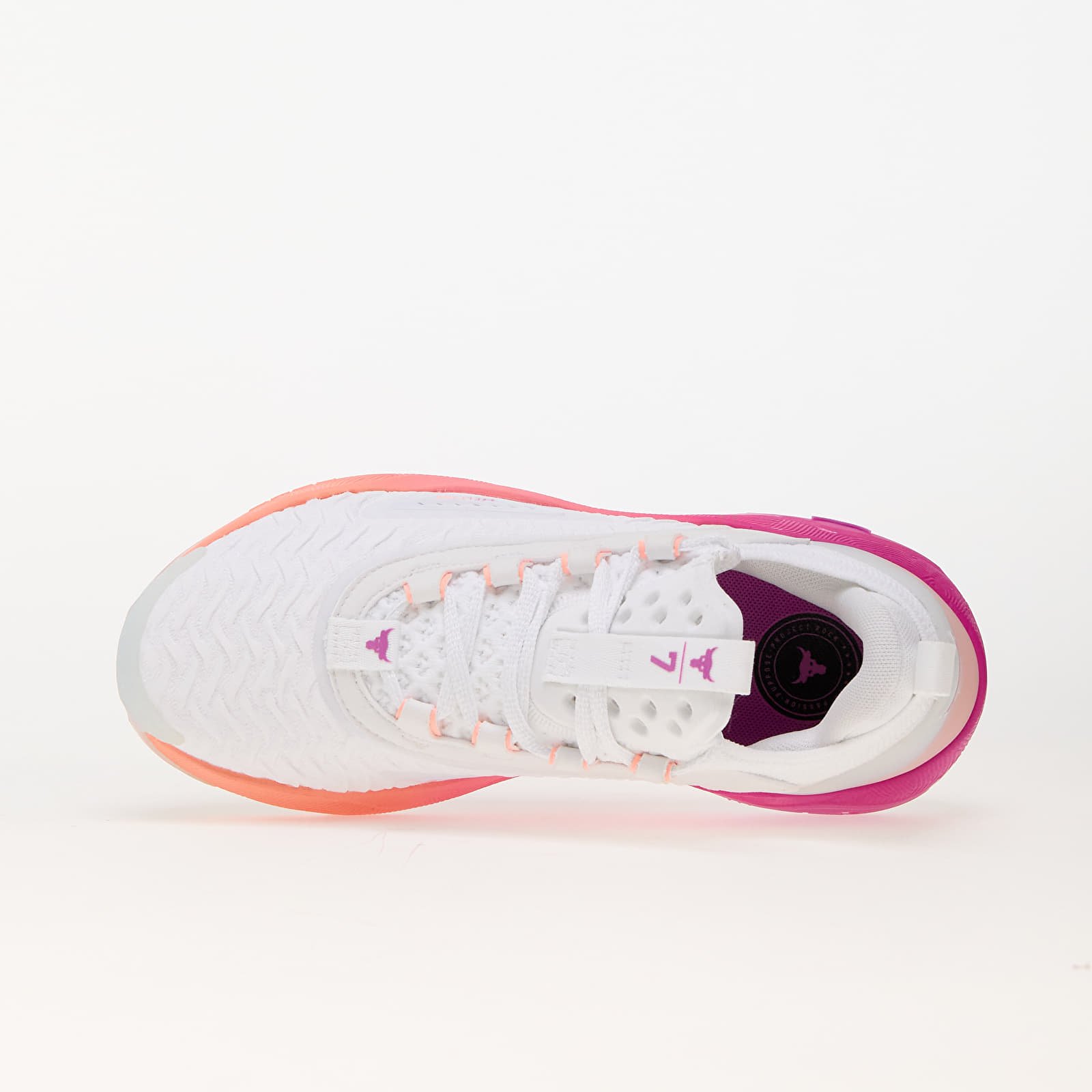 Dámské tenisky a boty Under Armour W Project Rock 7 White/ Vivid Magenta/ White