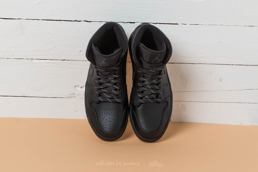 Men's shoes Air Jordan 1 Mid Winterized Black/ Anthracite-Gum Yellow