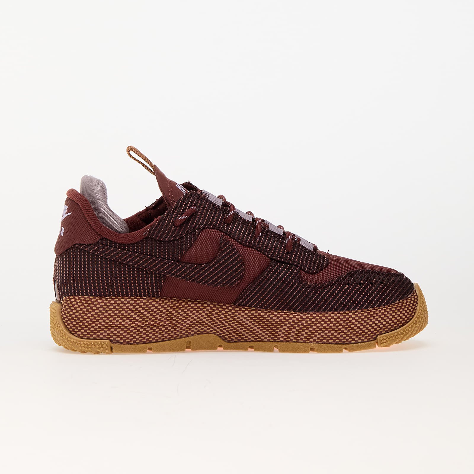 Dámské tenisky a boty Nike W Air Force 1 Wild Dark Pony/ Dark Pony-Lt Violet Ore-Flax