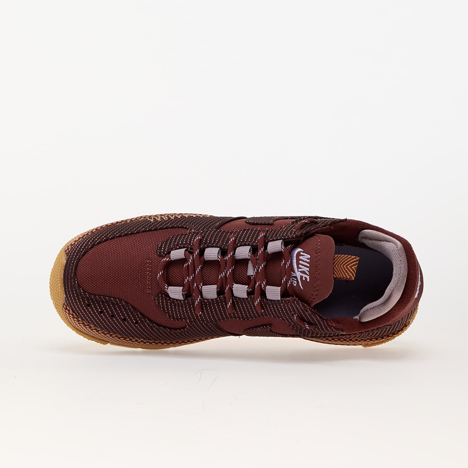 Dámské tenisky a boty Nike W Air Force 1 Wild Dark Pony/ Dark Pony-Lt Violet Ore-Flax