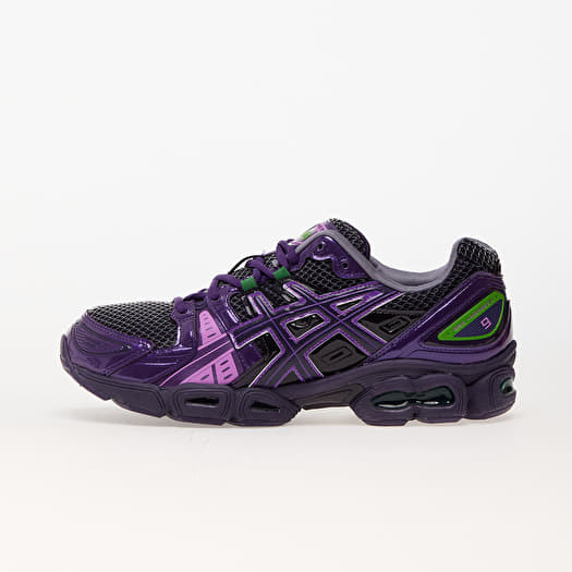 Purple and green asics outlet