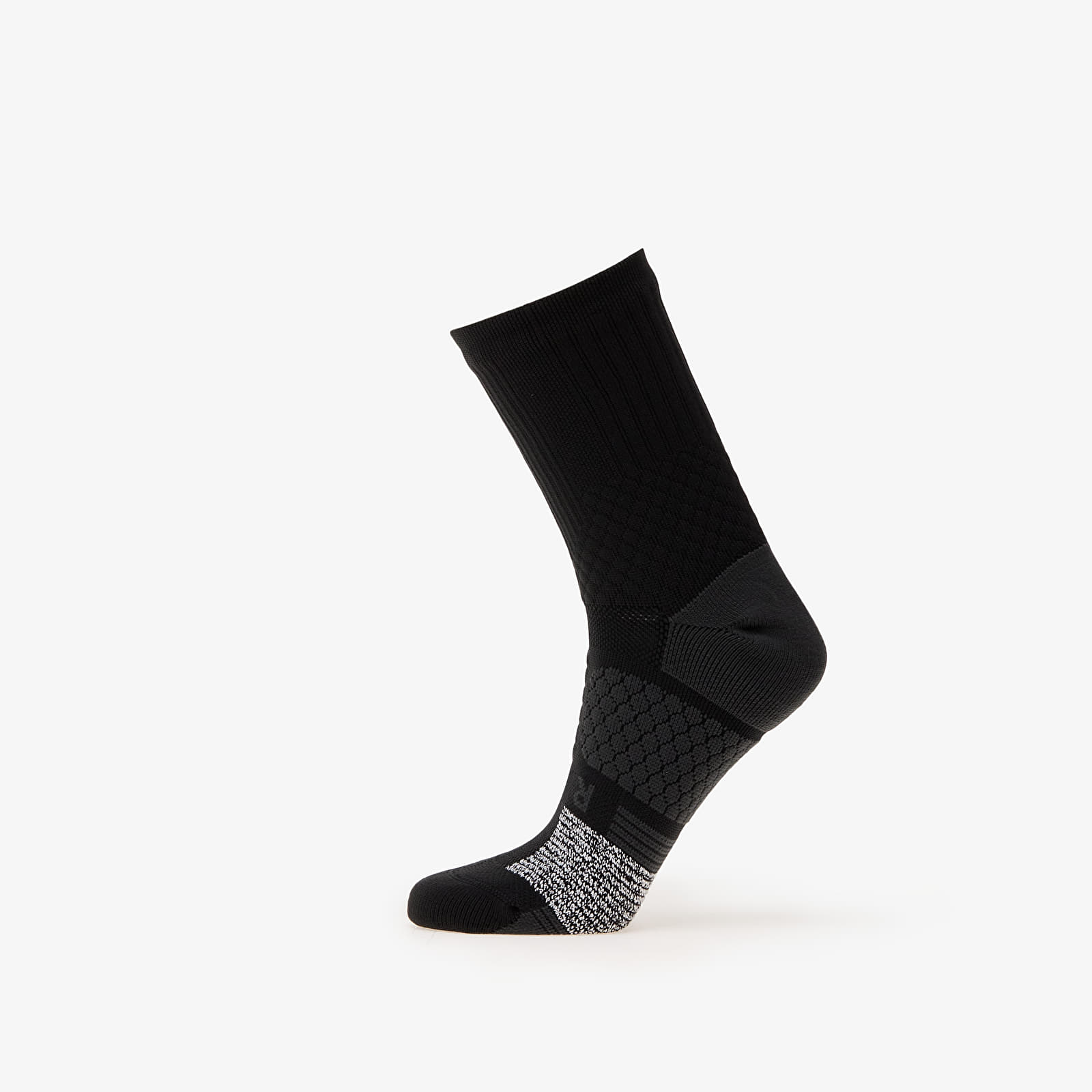 Zoknik Under Armour Project Rock ArmourDry Playmaker Mid Sock 1-Pack Black/ Jet Gray/ White