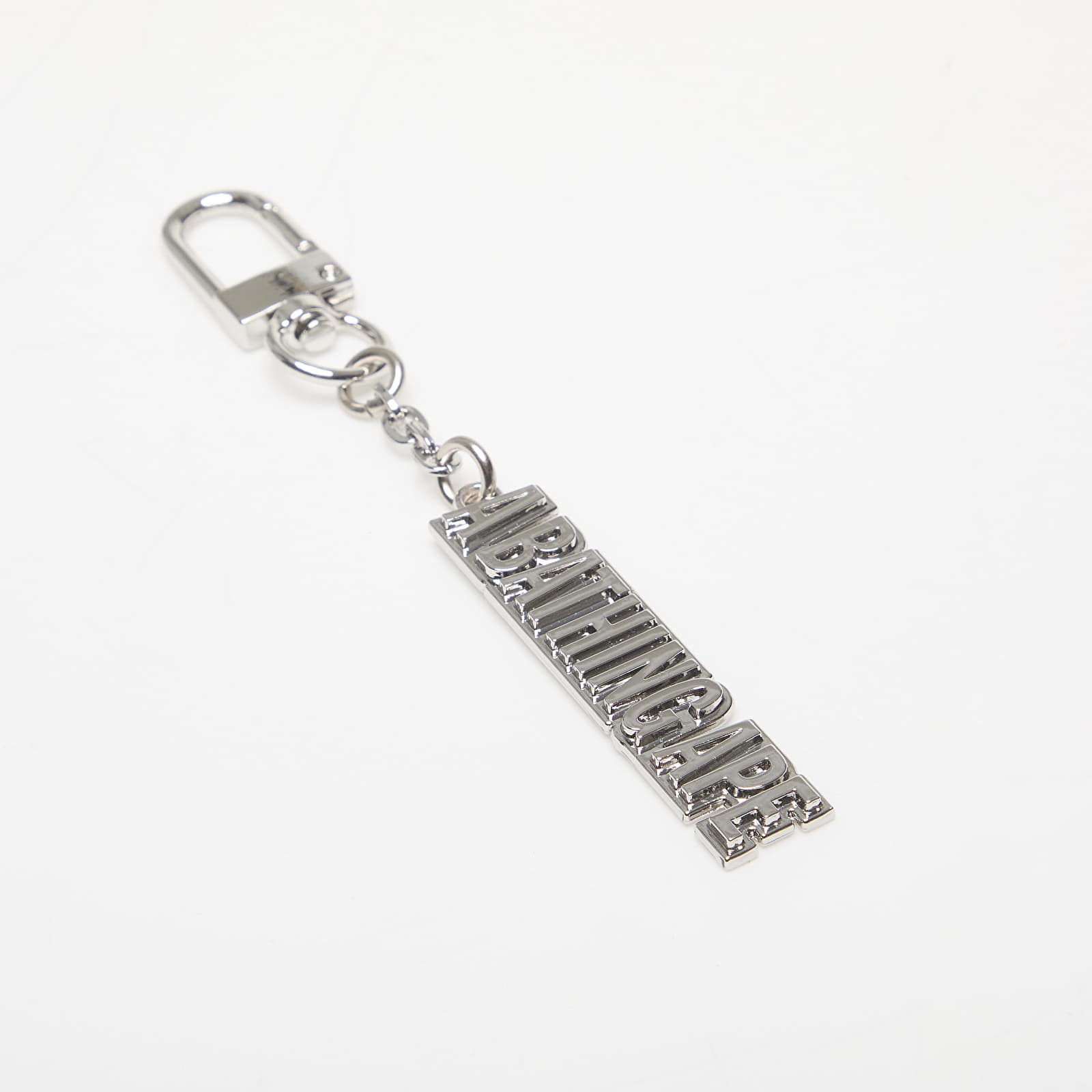 Schlüsselanhänger A BATHING APE Metal Keychain Silver