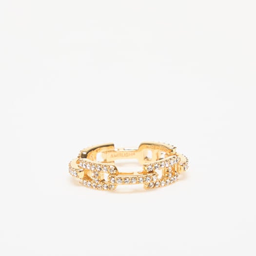 AMBUSH® 　PAVE A CHAIN RING Rings Ambush Pave A Chain Ring Gold/ No Color | Footshop