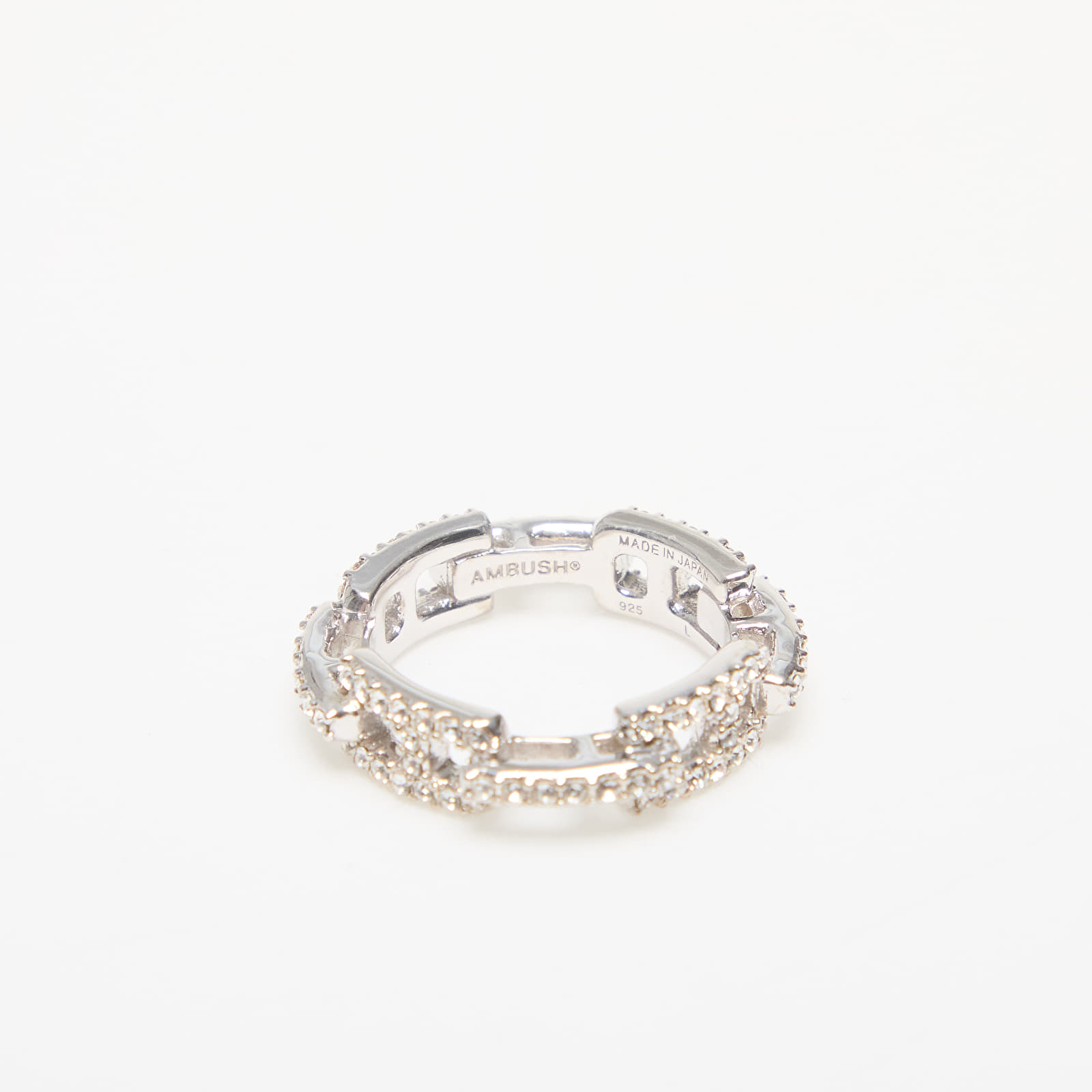 Gredzeni Ambush Pave A Chain Ring Silver/ No Color