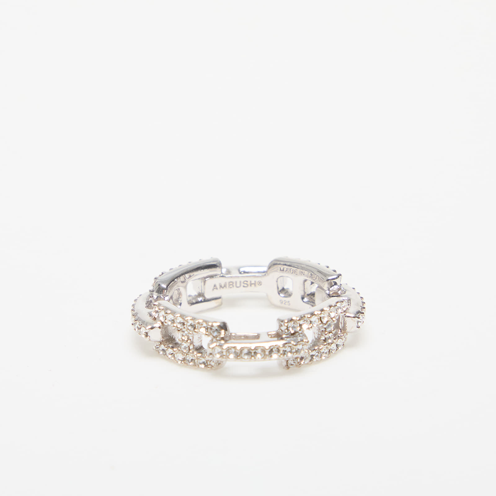 Gredzeni Ambush Pave A Chain Ring Silver/ No Color