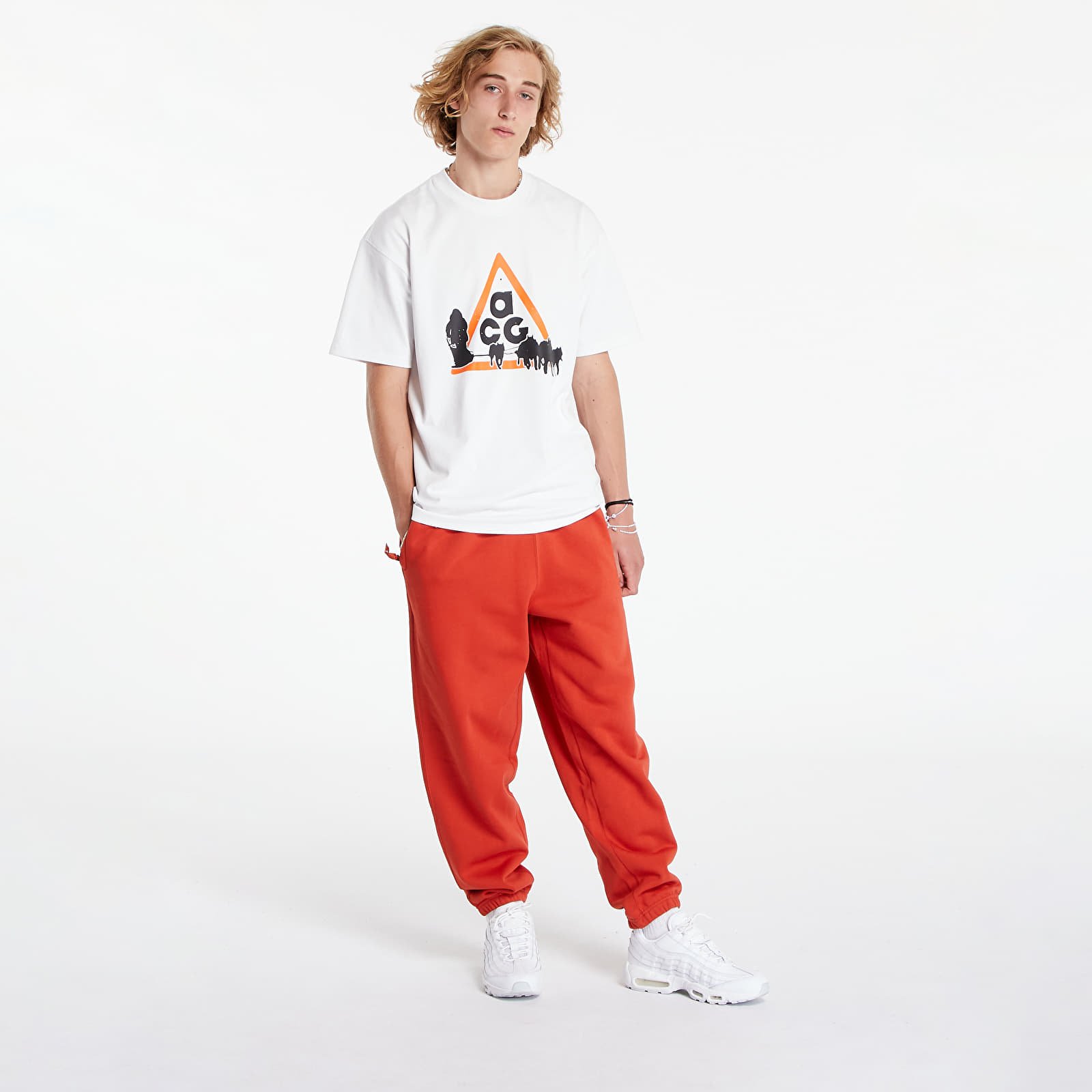 Men's T-shirts Nike Men's ACG Oc Dog Sled T-shirt Summit White