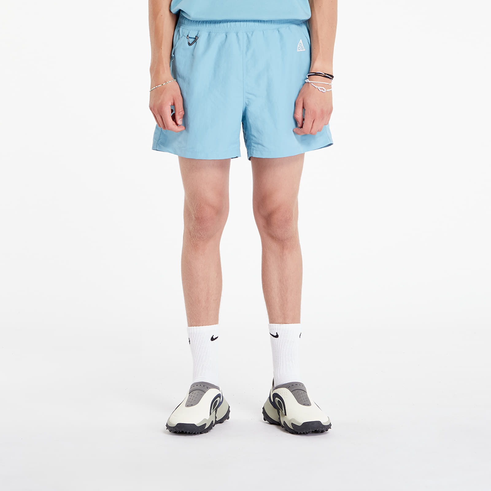 Szorty Nike ACG "Reservoir Goat" Men's 5" Shorts Denim Turq/ University Red/ Summit White