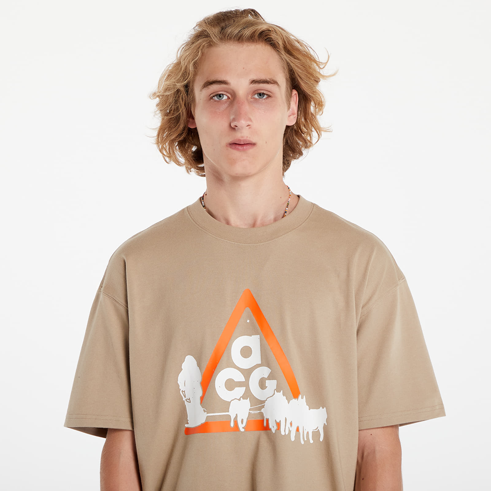 Férfi pólok Nike Men's ACG Oc Dog Sled T-shirt Khaki