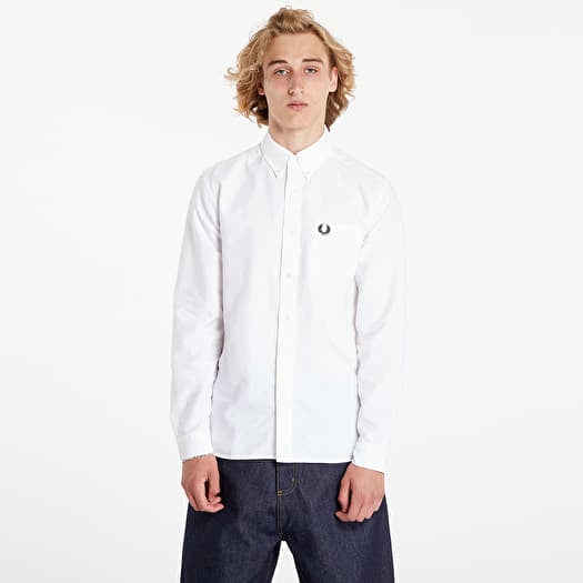 Ing FRED PERRY Oxford Shirt White