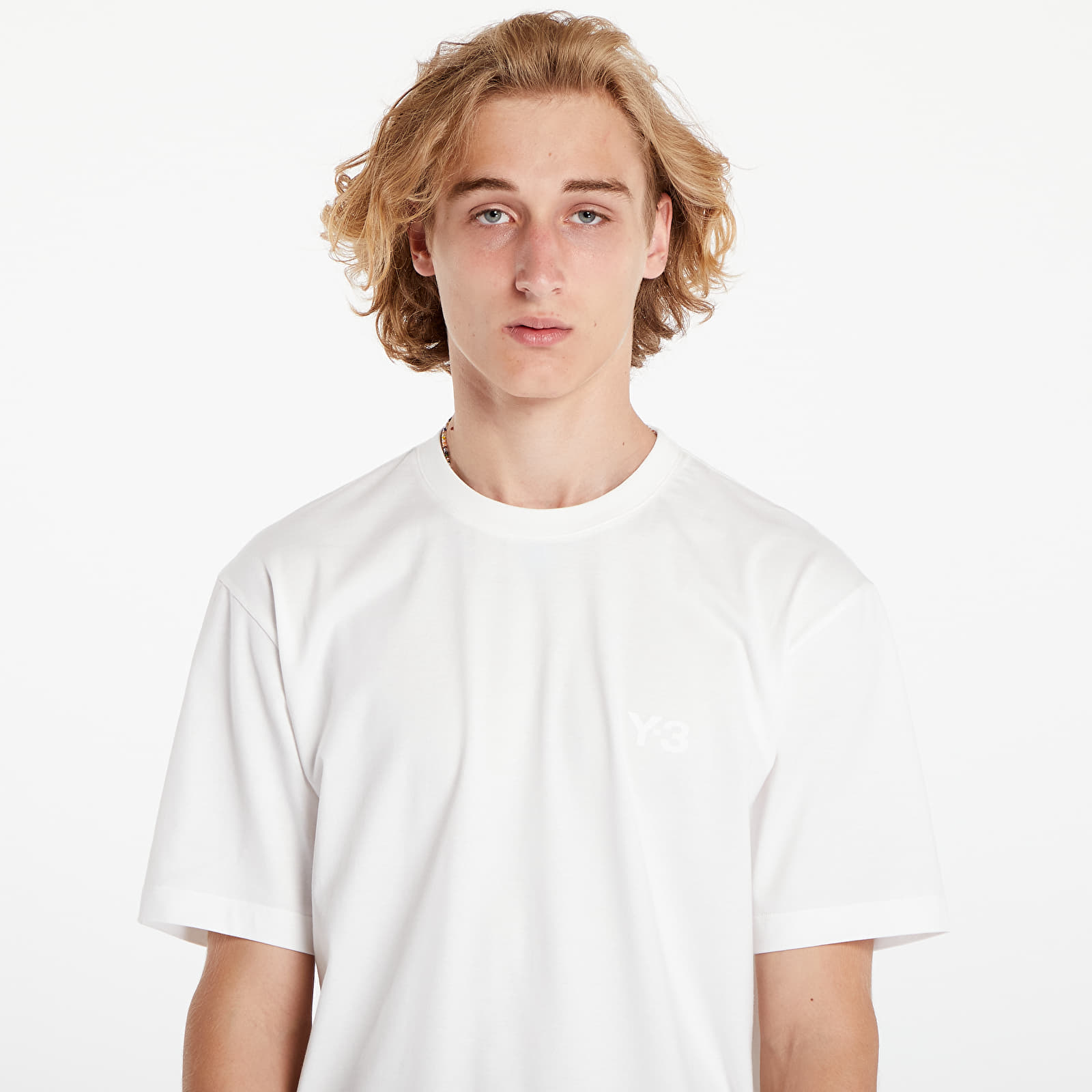 T-shirty męskie Y-3 M Regular Short Sleeve Tee Core White