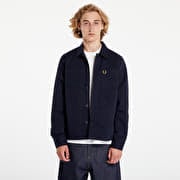FRED PERRY Twill Overshirt Navy