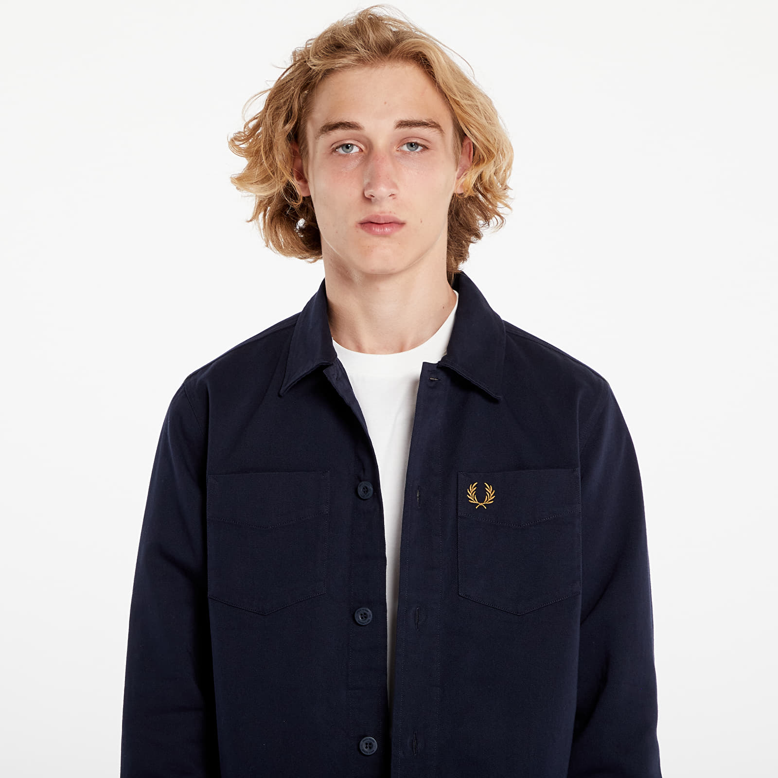 Overshirt FRED PERRY Twill Overshirt Navy