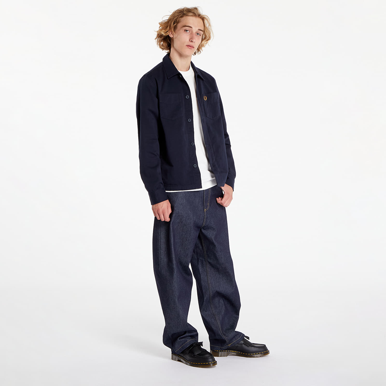 Overshirt FRED PERRY Twill Overshirt Navy